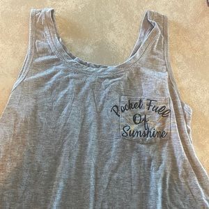 Maurices medium gray tank top